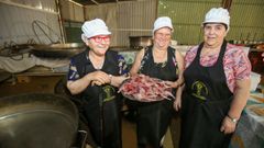 Los preparativos para la Festa da Codorniz empezaron ayer en Castrelo