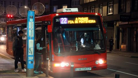 El bus urbano transport el ao pasado en A Corua a ms de 27,5 millones de pasajeros
