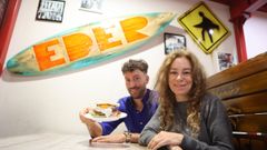 Pepe y Chus al frente de la hamburgueser�a Eder abrir�n un nuevo establecimiento en O Ponto.