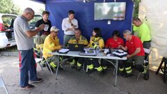 Cargos de la Xunta y efectivos de distintos cuerpos de emergencias colaboraron en el simulacro