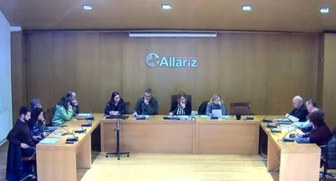 Imagen del pleno de Allariz del jueves.