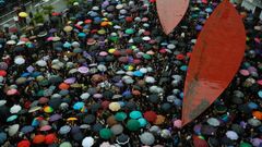 Manifestaci�n en Santiago