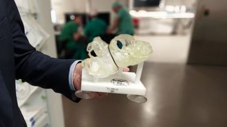 Un coraz�n fabricado en silicona con el que los cardi�logos entrenan