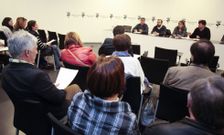 Cui�a, Procino y Casares expusieron ayer el plan junto a un responsable de Lobisome Produci�ns. 