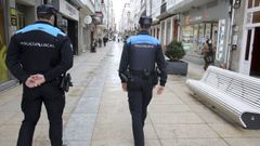 Foto de archivo de agentes de la Polic�a Local de Ferrol
