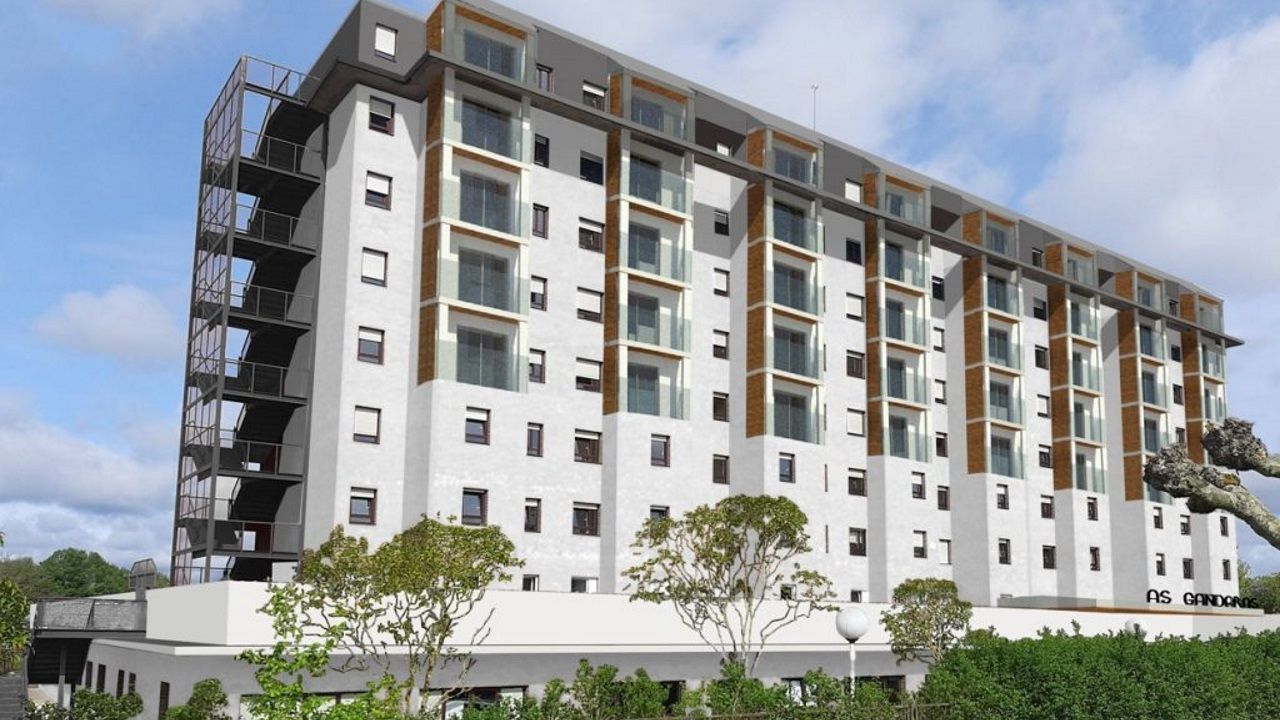 Así quedará la nueva residencia de mayores de As Gándaras de Lugo, con terrazas exteriores y reorganización de habitaciones