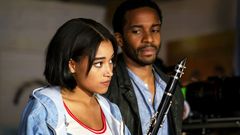 Amandla Stenberg y Andr� Holland, en �The Eddy�