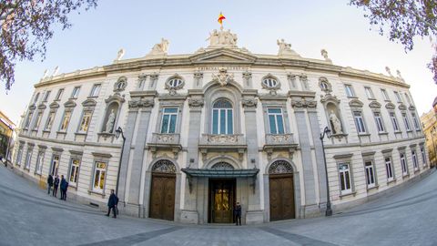 Imagen de archivo de la sede del Tribunal Supremo, en Madrid