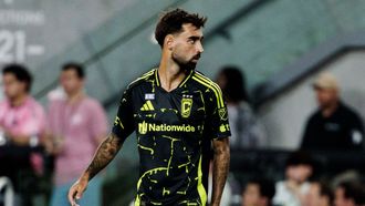 El canterano del Celta Brais M�ndez, en su debut con el Columbus Crew en la MLS.