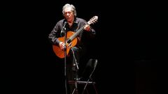 Paco Ib��ez en un concierto anterior en A Coru�a