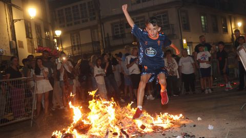 Hogueras en Santiago