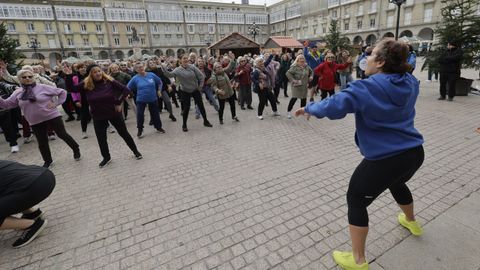 La manifestacin convocada por trabajadores y usuarios de las escuelas deportivas municipales