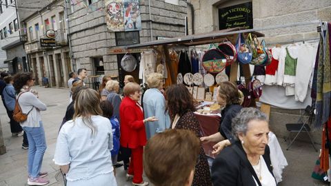 Festa das mozas en Xinzo de Limia. Ambiente por las calles
