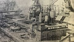 As� era Ensidesa en Avil�s, en 1971, seg�n una imagen publicada por La Voz de Asturias