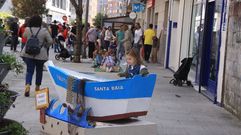 Los colegios de Boiro sacaron su arte a la calle