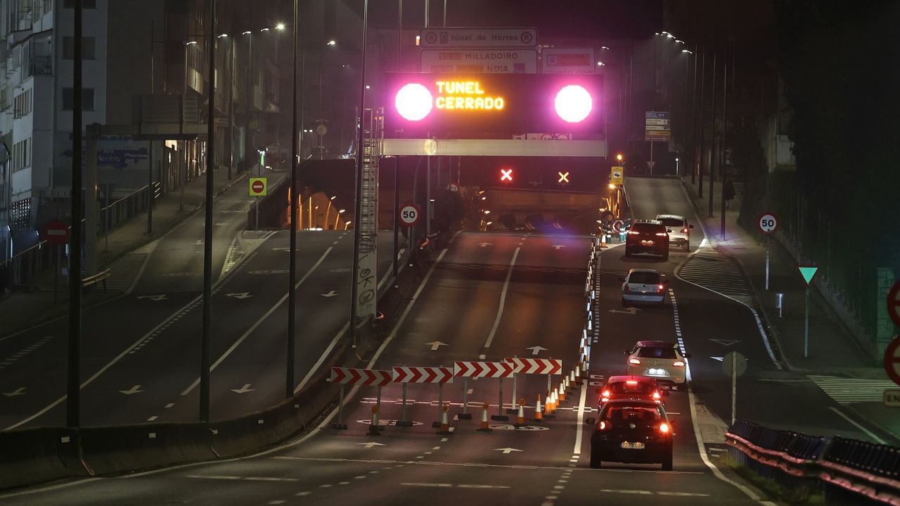 Otra imagen devastadora de la falta de seguridad en Santiago: cierra el túnel del Hórreo por falta de vigilancia policial