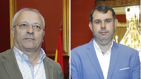 Alcaldes de Oroso, Manuel Mirs (PSOE), y de Ordes, Jos Luis Martez (PP)