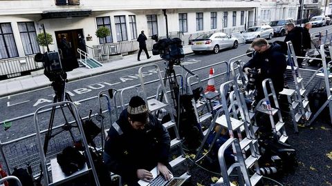 Expectaci�n en el hospital