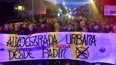 Los vecinos de Chapela salen a la calle por la AP-9