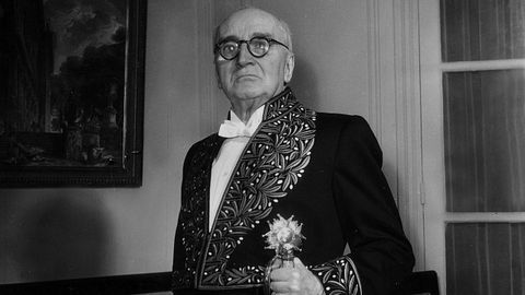 El poeta Paul Claudel. 