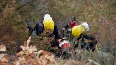 Dif�cil rescate del accidentado en Quiroga