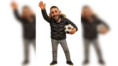 Dani Gim�nez, entrenador de la SD Sarriana y exportero del Celta y del D�por.