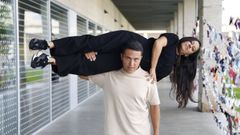 Los bailarines Maruxa Salas y Erick Jim�nez