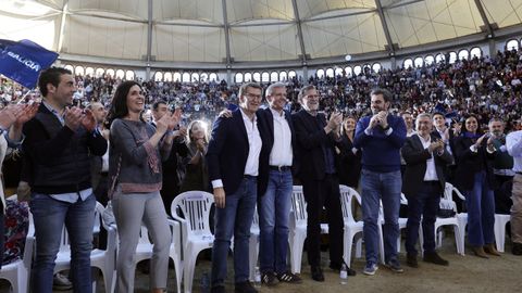El acto en Pontevedra fue el primer gran mitin del PP de la campaa del 18F