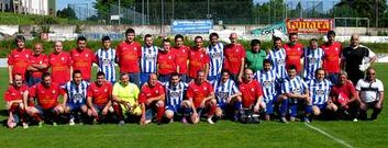 El partido amistoso fue para recaudar fondos para las categor�as de base del Negreira. 