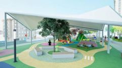 Recreaci�n del dise�o del parque de Pardi�eiros