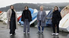 lorbe.La nueva comisi�n de Lorb� est� �ntegramente formada por mujeres, por este orden, de izquierda a derecha, est�n Ana, Iodia, Lidia y Roc�o