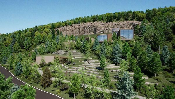 Recreaci�n del centro de datos Intacture, ubicado en una mina activa de los Alpes italianos.