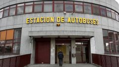 Entrada de la estaci�n de autobuses de Ferrol, en una fotograf�a de archivo