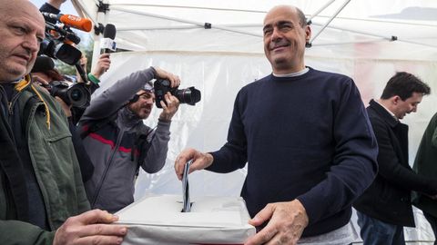 Nicola Zingaretti es gobernador de la regi�n de Lazio, que incluye Roma