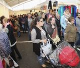 La carpa fue escenario de una jornada con movimiento de ventas y mucha expectaci�n. 