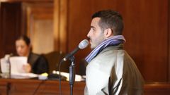 Alfredo Ledo, durante su declaracin en el juicio celebrado en la Audiencia de Pontevedra.