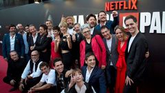 Madrid se vuelca con el estreno de �La casa de papel�