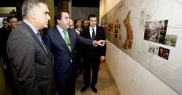 El alcalde inaugur� en la Casa de la Cultura una exposici�n sobre la Constituci�n de 1812.
