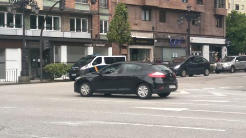 Detenidos en Oviedo por hurto tras la persecuci�n