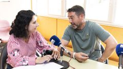 Margot Lamela con Fran Rodr�guez, condutor do espazo