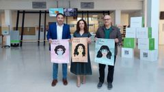 El vicerrector, Francisco Javier Rodr�guez Rajo acompa�� a Susana �lvarez, decana de Derecho y al subdelegado, Eladio Santos, en la presentaci�n