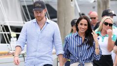El pr�ncipe Enrique y Meghan Markle en un acto en S�dney en abril de este a�o