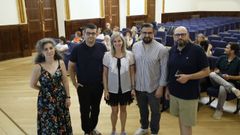 Sandra Armesto, Francisco Di�guez, Ver�nica Mart�nez Barbero, David Alvarado y Xabier V�zquez.