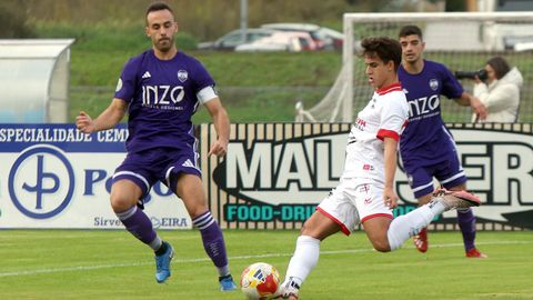 Partido de Tercera Federación entre el Noia y el Atlético Coruña Montañeros