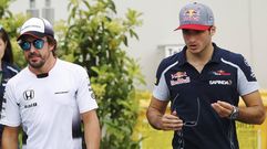 El pique entre Fernando Alonso y Carlos Sainz Jr.