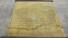 Un dos exemplares do mapa de Galicia de Font�n, exposto no Museo de Lal�n, nunha imaxe de arquivo. 