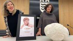 Andrea Bayer, de Baobab Teatro, y la concejala de Cultura de Pontevedra, Carme Fouces, presentaron este mi�rcoles el Festival das N�bebes