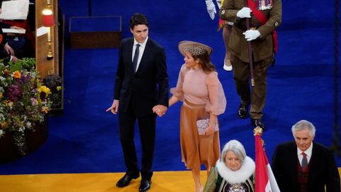 El primer ministro de Canad Justin Trudeau y su mujer, Sophie