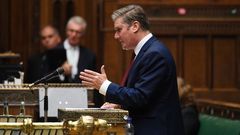 El l�der laborista, Keir Starmer, en una intervenci�n en septiembre en la C�mara de los Comunes