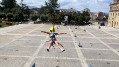 La tirolina del CCU, una de sus actividades promocionales